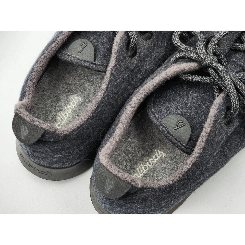 Allbirds Tree Runners Running Shoes Men's Size 13 Dark Gray Wool Knit Shoes‎